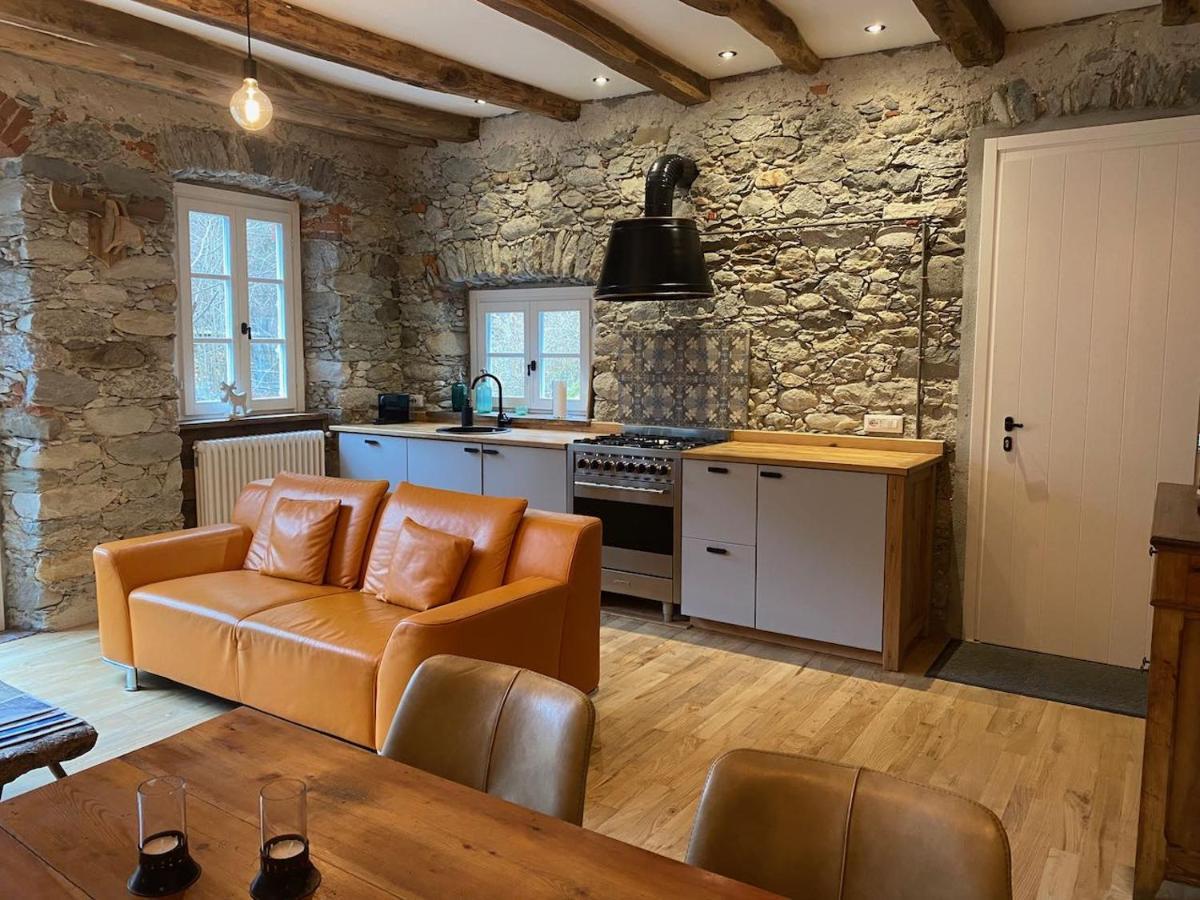 Mountain Cabin Valsesia Appartement Stella วาราลโล ภายนอก รูปภาพ